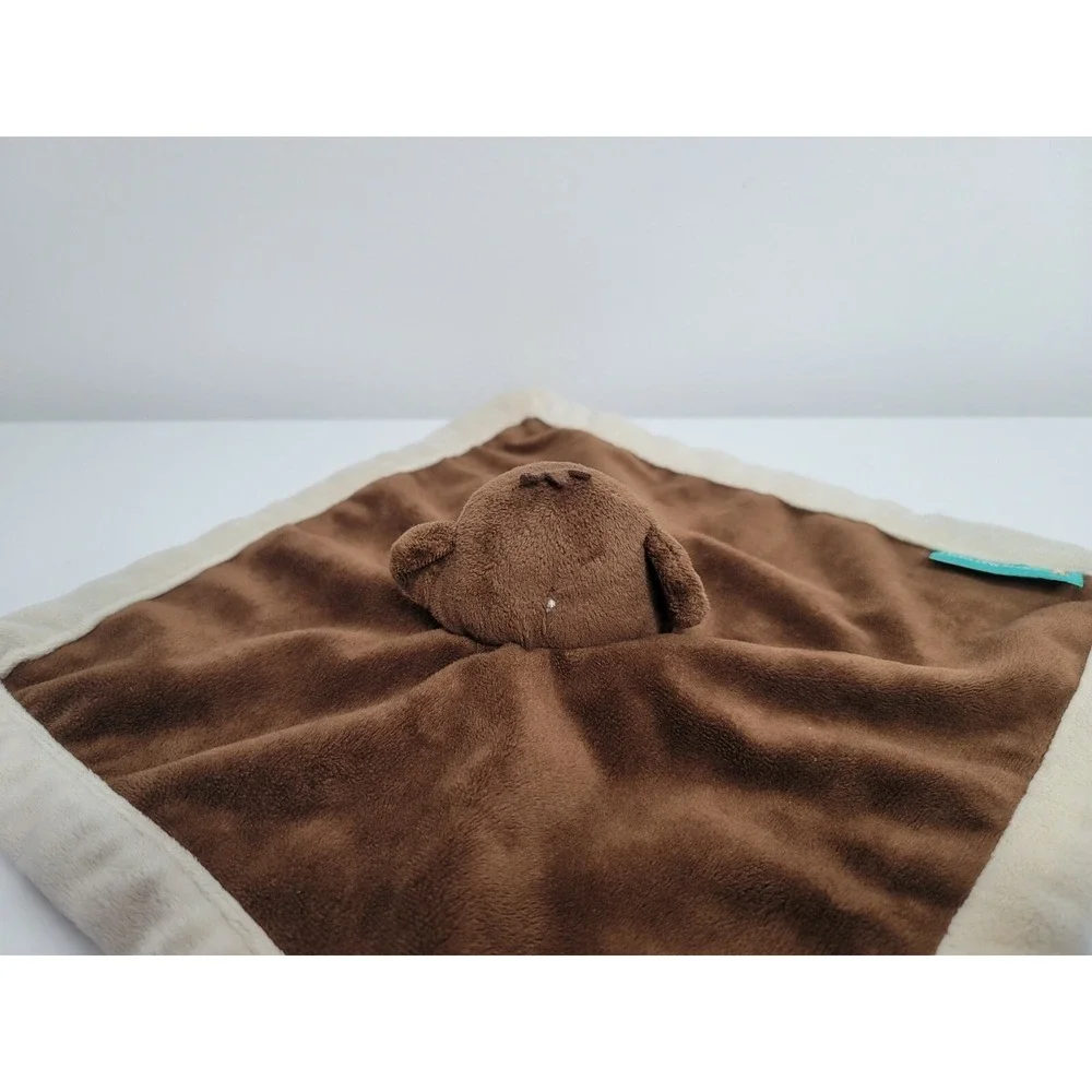 Tiddliwinks Monkey Brown Baby Security‎ Blanket Lovey Soft Animal